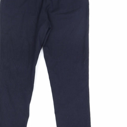 Womens UK Size 6 H&M Regular Fit Dress Pants Blue Trousers