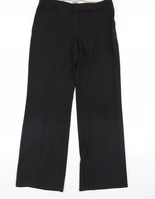 Warehouse Womens Black   Dress Pants Trousers Size 12 L30.5 in