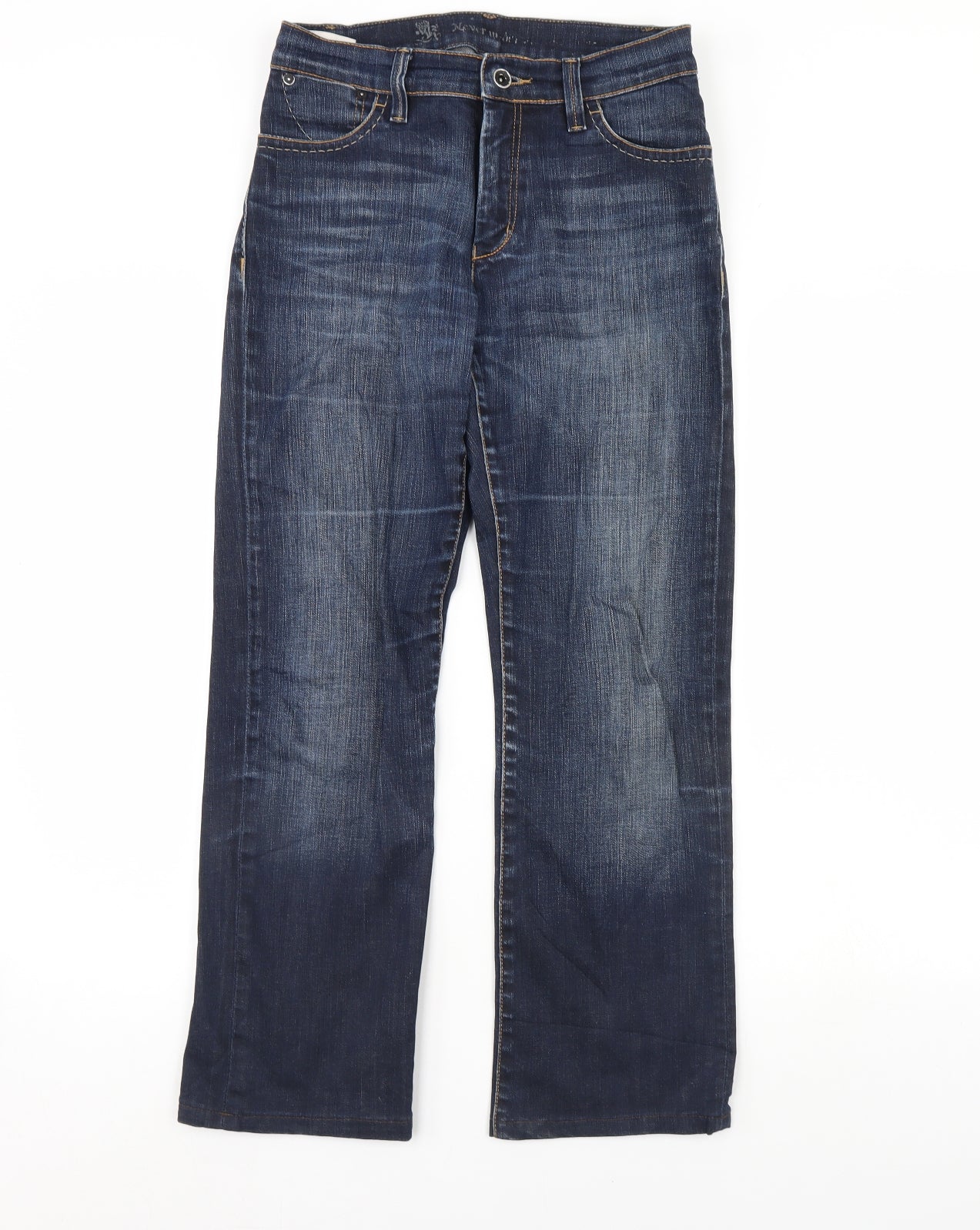 OTTO KERN Womens Blue  Denim Straight Jeans Size 30 in L30 in