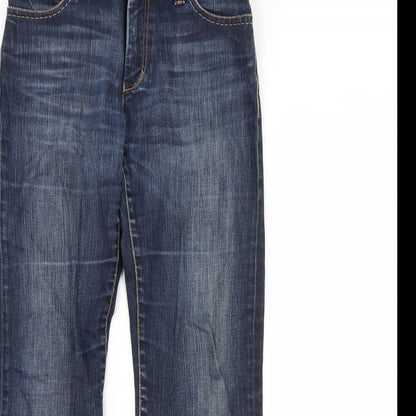 OTTO KERN Womens Blue  Denim Straight Jeans Size 30 in L30 in