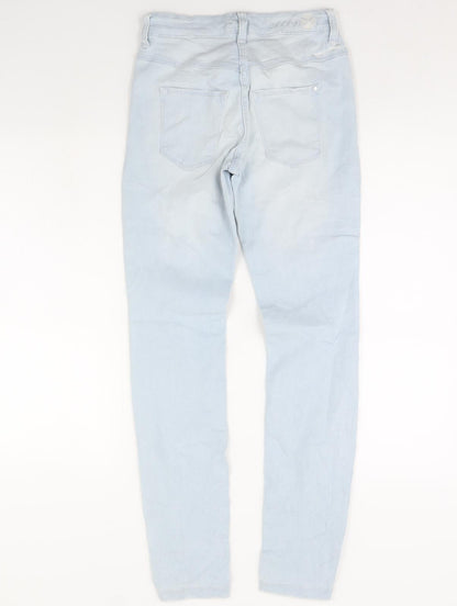 Womens UK Size 26 in Preworn Regular Fit Skinny Blue Jeans