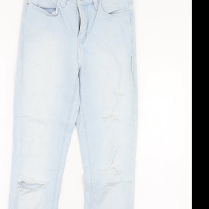 Womens UK Size 26 in Preworn Regular Fit Skinny Blue Jeans
