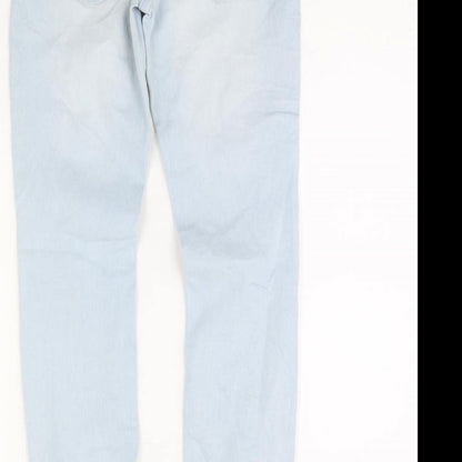 Womens UK Size 26 in Preworn Regular Fit Skinny Blue Jeans