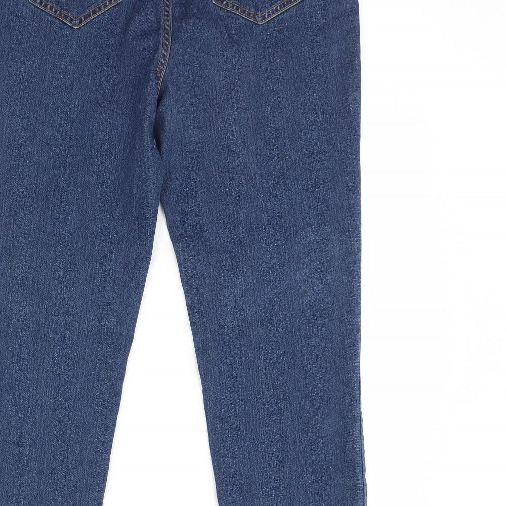 FOREVER 21 Womens Blue  Denim Straight Jeans Size 34 in L30 in