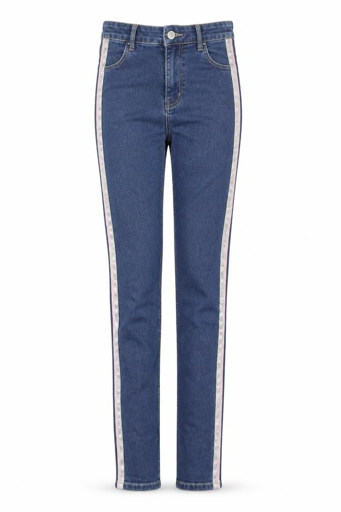 Preworn Girls Blue  Denim Skinny Jeans Size 14 Years