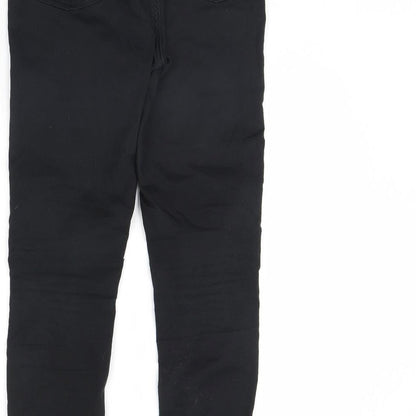 m&s Womens Black  Denim Skinny Jeans Size 10 L29 in