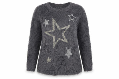 Womens UK Size 12 H&M Grey Pullover Jumper
