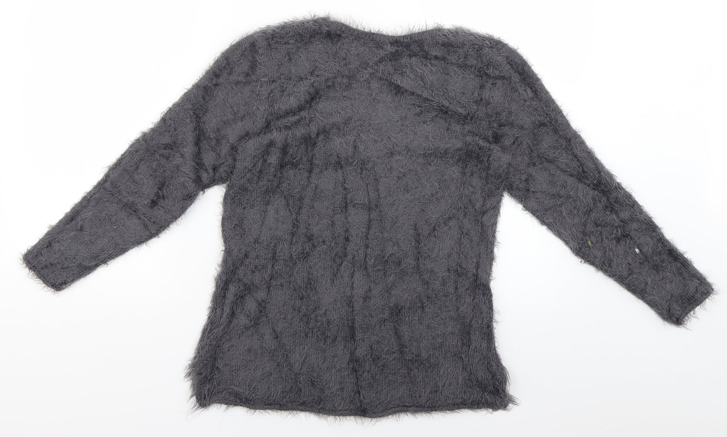 Womens UK Size 12 H&M Grey Pullover Jumper