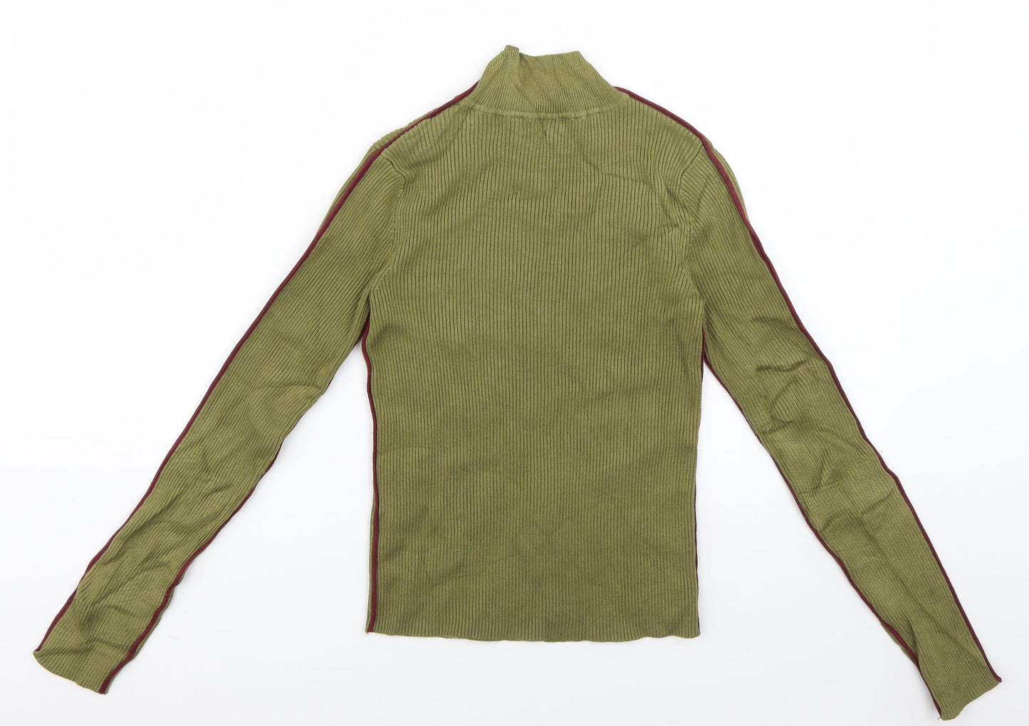 Womens UK Size 6 Zara Green Pullover Jumper