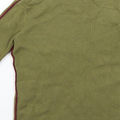 Womens UK Size 6 Zara Green Pullover Jumper