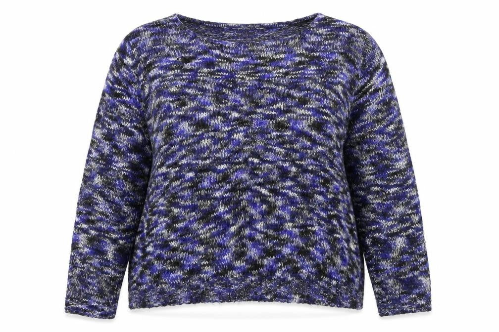 Womens UK Size XL Papaya Blue Pullover Jumper