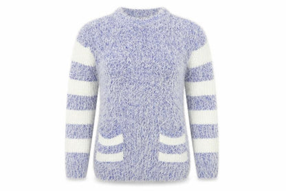 Womens UK Size XL buisdaei Blue Pullover Jumper