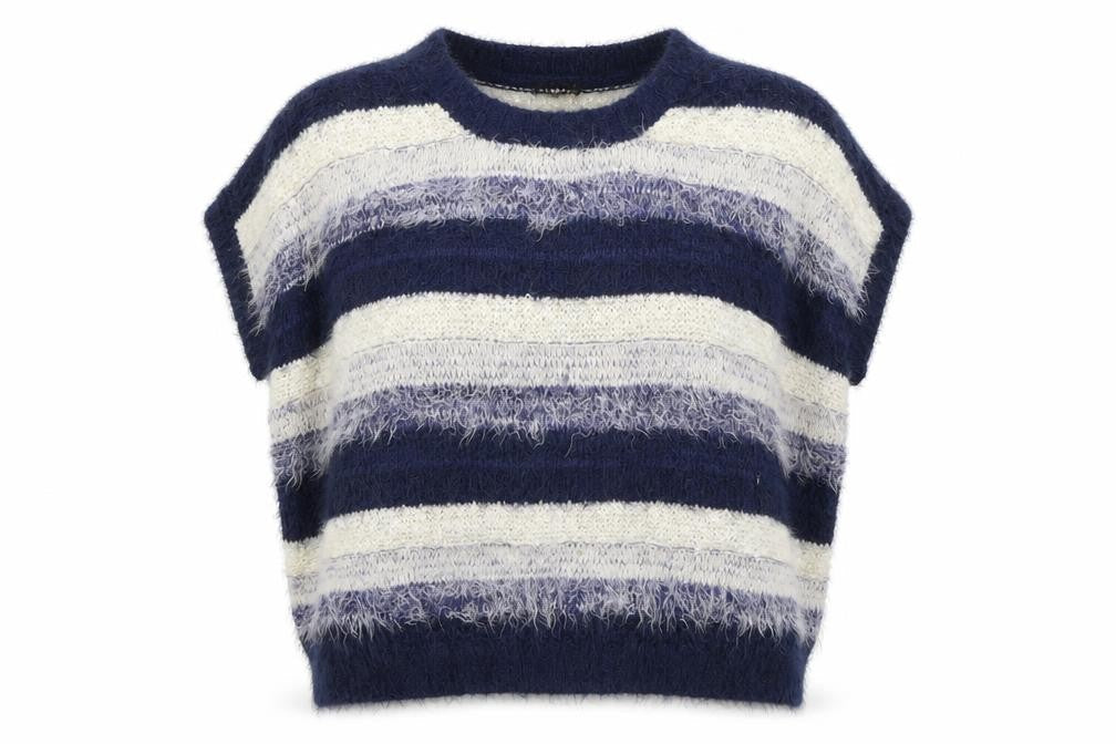 Casamia Womens Blue Pullover Jumper Size M