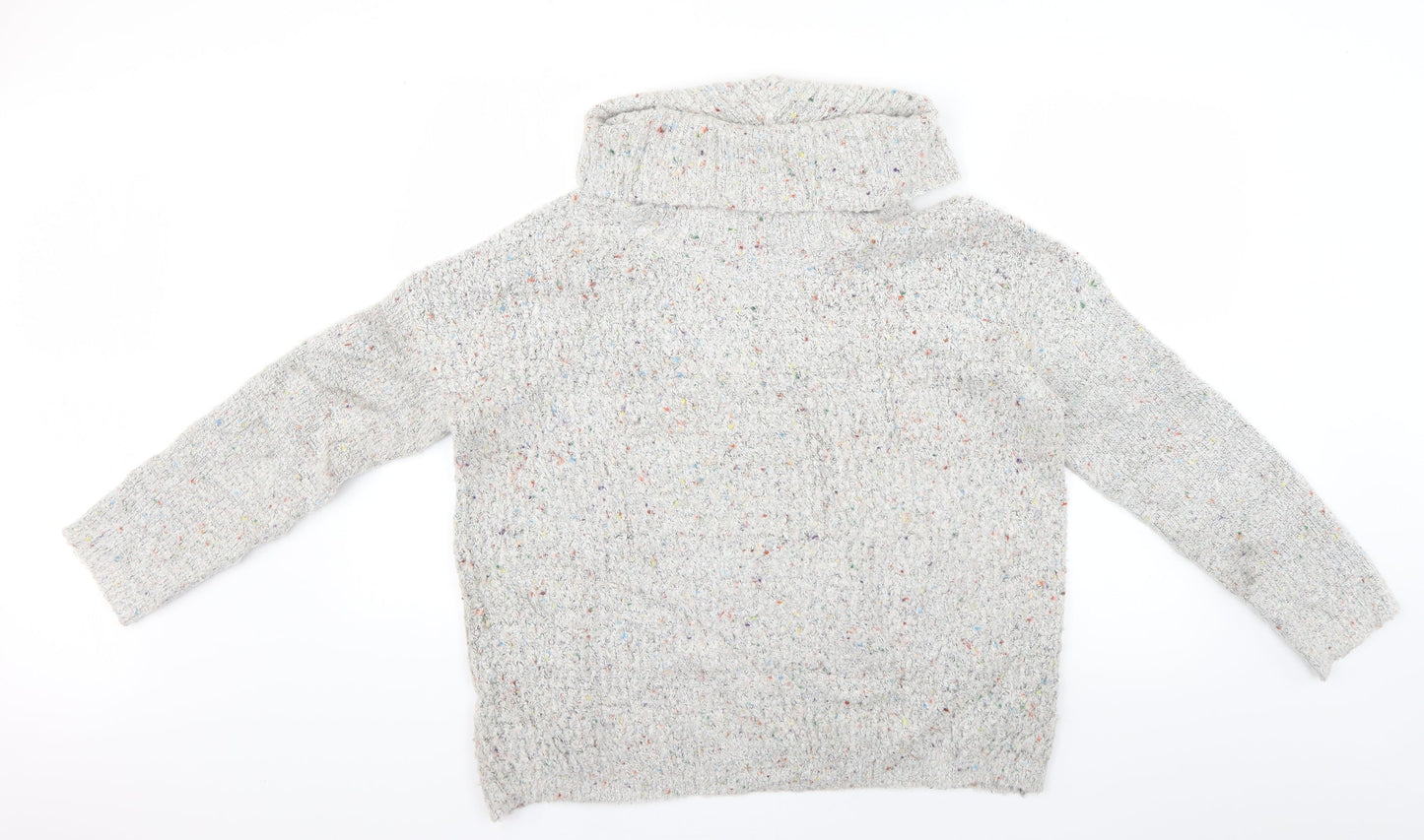 Womens UK Size 14 M&Co Grey Pullover Jumper
