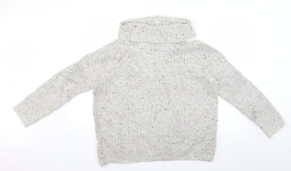 Womens UK Size 14 M&Co Grey Pullover Jumper