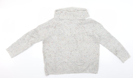 Womens UK Size 14 M&Co Grey Pullover Jumper
