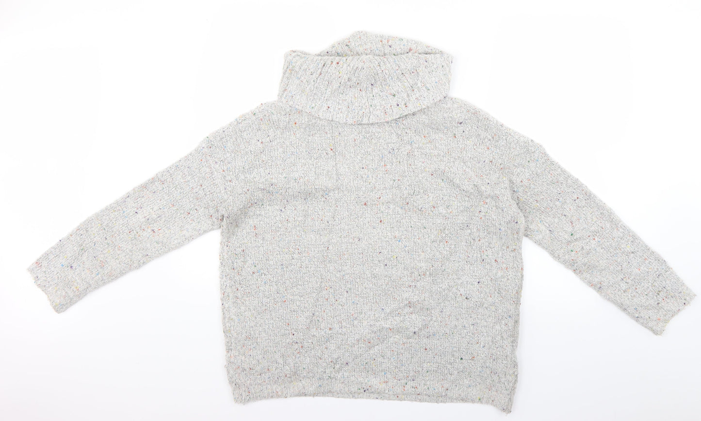 Womens UK Size 14 M&Co Grey Pullover Jumper