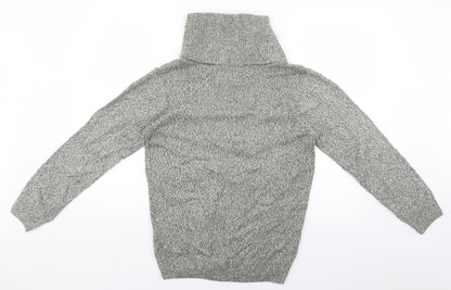 Damart Womens Grey  Knit Pullover Jumper Size 10