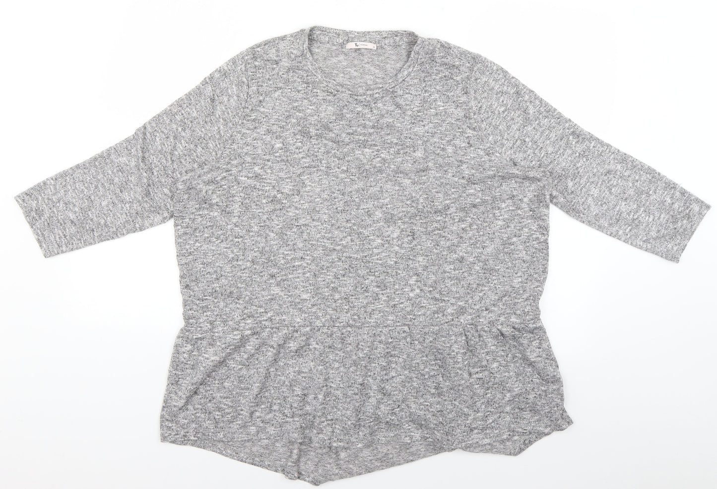 TU Womens Grey   Pullover Jumper Size 18