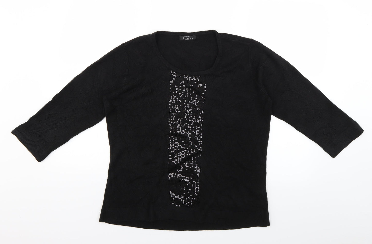 Womens UK Size M BM Black Pullover Jumper