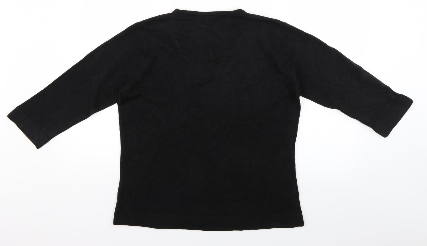 Womens UK Size M BM Black Pullover Jumper