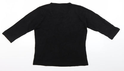 Womens UK Size M BM Black Pullover Jumper