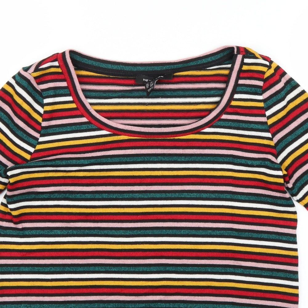 Womens UK Size 6 New Look Multicoloured Pullover Jumper
