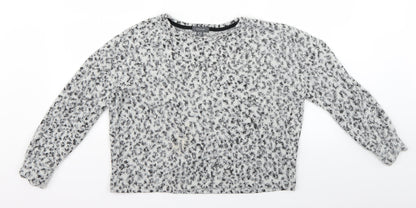 Primark Womens Grey  Knit Pullover Jumper Size 10
