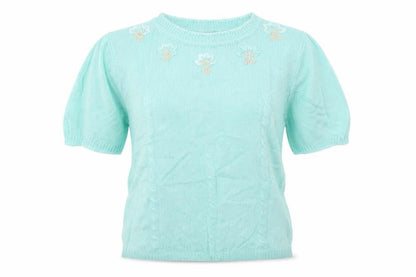 Reflect Womens Green Floral  Pullover Jumper Size S  - Reflect Jumper Floral