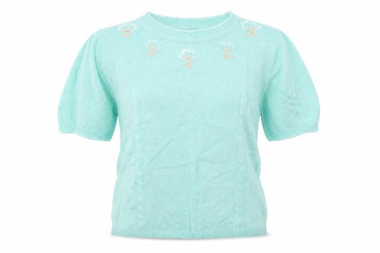 Reflect Womens Green Floral  Pullover Jumper Size S  - Reflect Jumper Floral