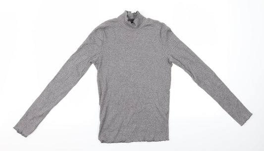 Womens UK Size 10 Topshop Grey Pullover Jumper