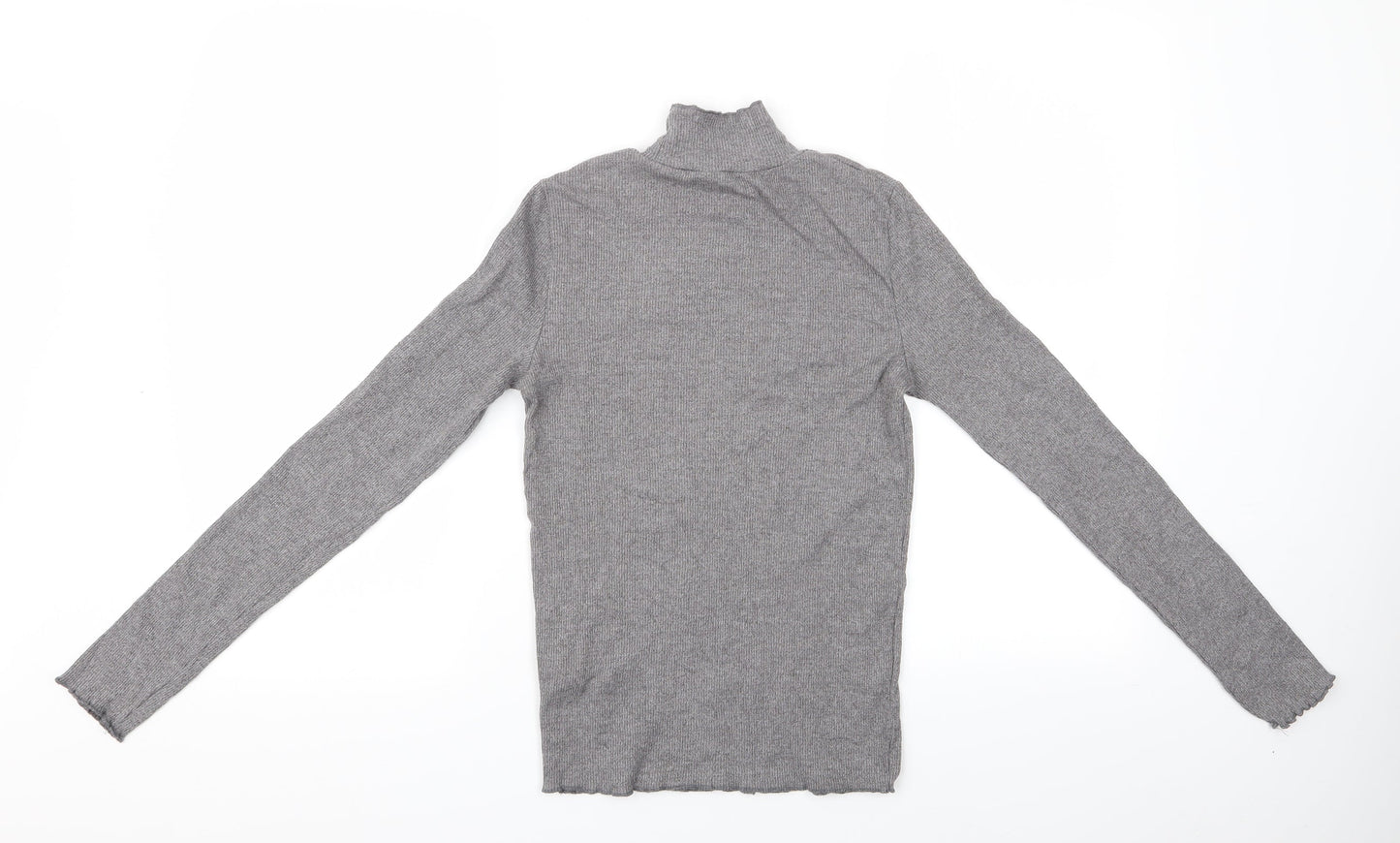 Womens UK Size 10 Topshop Grey Pullover Jumper