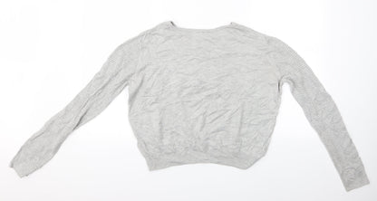 Womens UK Size 14 Topshop Green Pullover Jumper