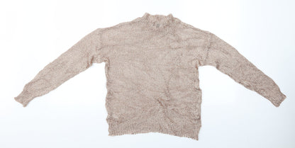 Womens UK Size 8 Studio Brown Pullover Jumper