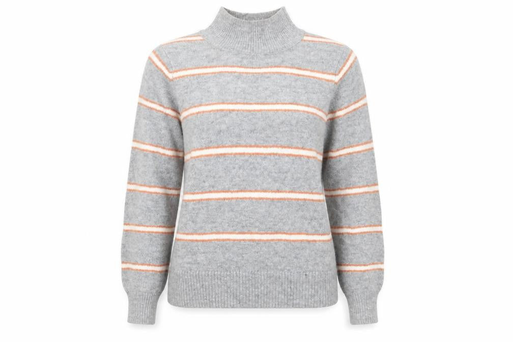 Womens UK Size 10 Dorothy Perkins Grey Pullover Jumper