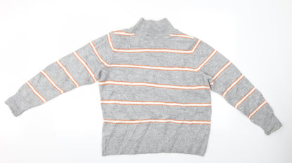 Womens UK Size 10 Dorothy Perkins Grey Pullover Jumper