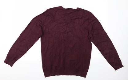 NEXT Mens Purple   Pullover Jumper Size M  - Next Jumper