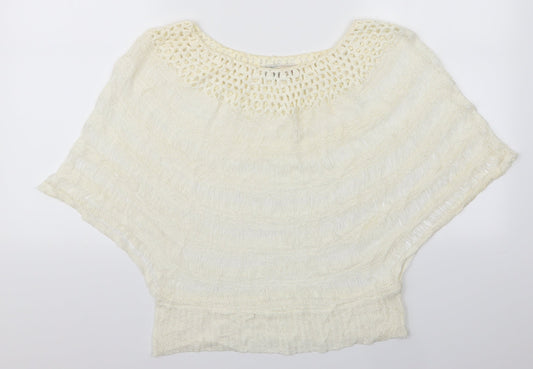 Womens UK Size S Cameo Rose Ivory Pullover Jumper