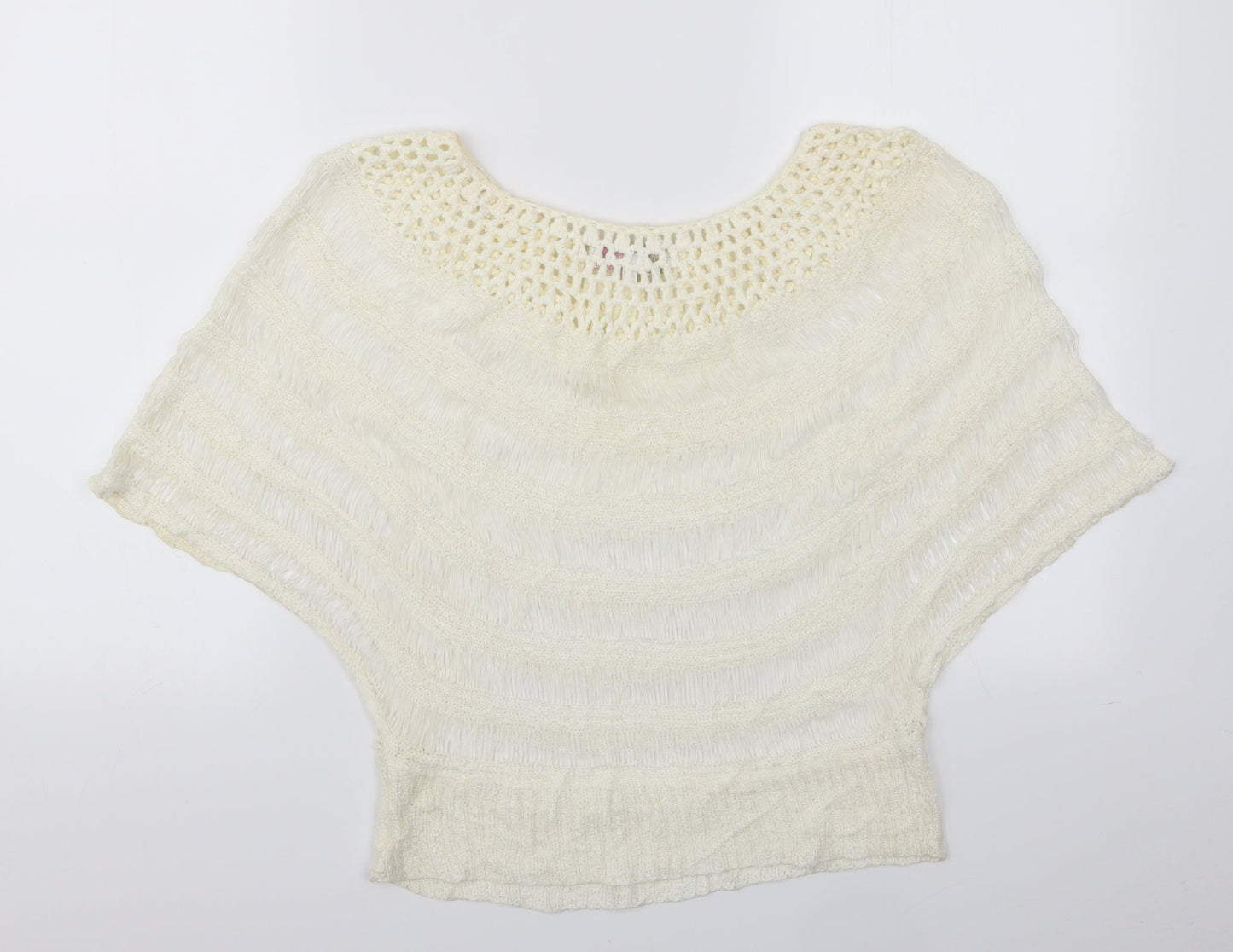Womens UK Size S Cameo Rose Ivory Pullover Jumper
