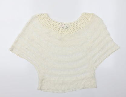 Womens UK Size S Cameo Rose Ivory Pullover Jumper