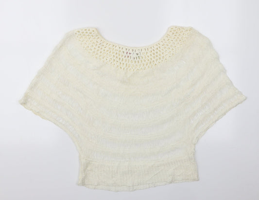 Womens UK Size S Cameo Rose Ivory Pullover Jumper