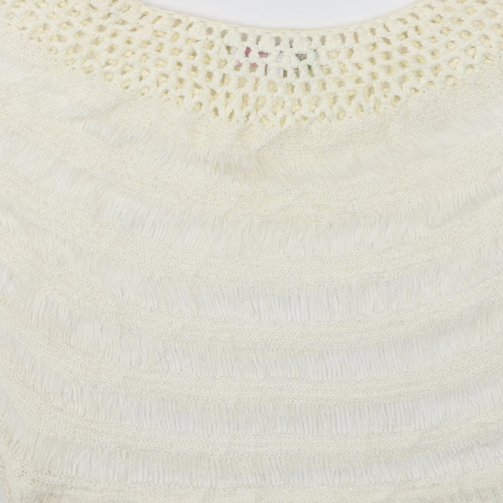Womens UK Size S Cameo Rose Ivory Pullover Jumper
