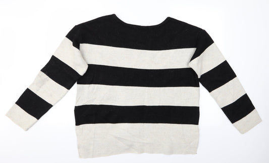 George Womens Multicoloured Striped  Pullover Jumper Size 14  - George
