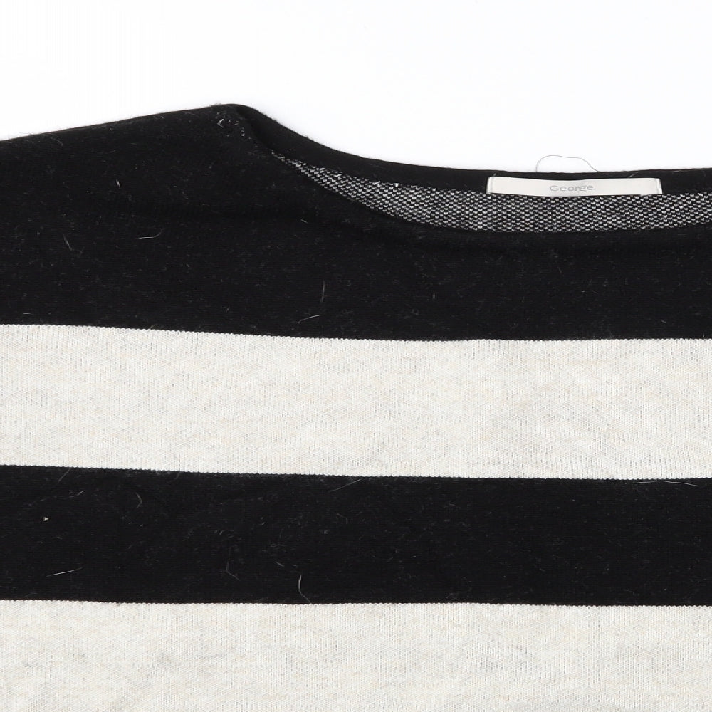 George Womens Multicoloured Striped  Pullover Jumper Size 14  - George