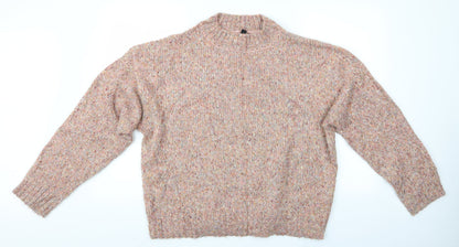 Womens UK Size L New Look Pink Pullover Jumper