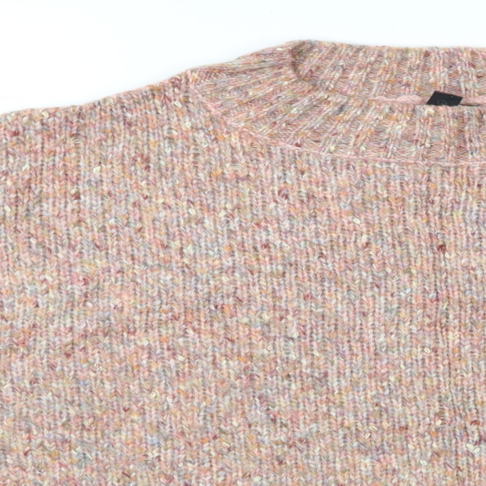 Womens UK Size L New Look Pink Pullover Jumper