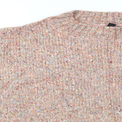 Womens UK Size L New Look Pink Pullover Jumper
