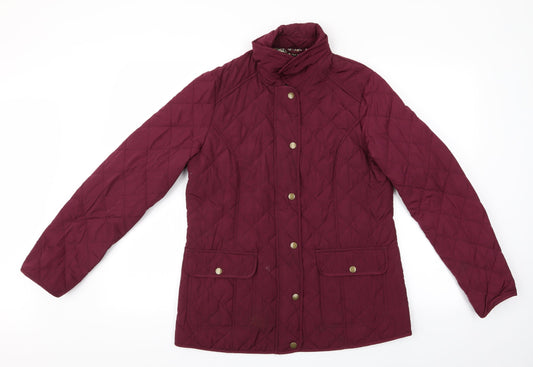 Papaya Womens Purple   Jacket Coat   - Papaya Classic Padded Coat