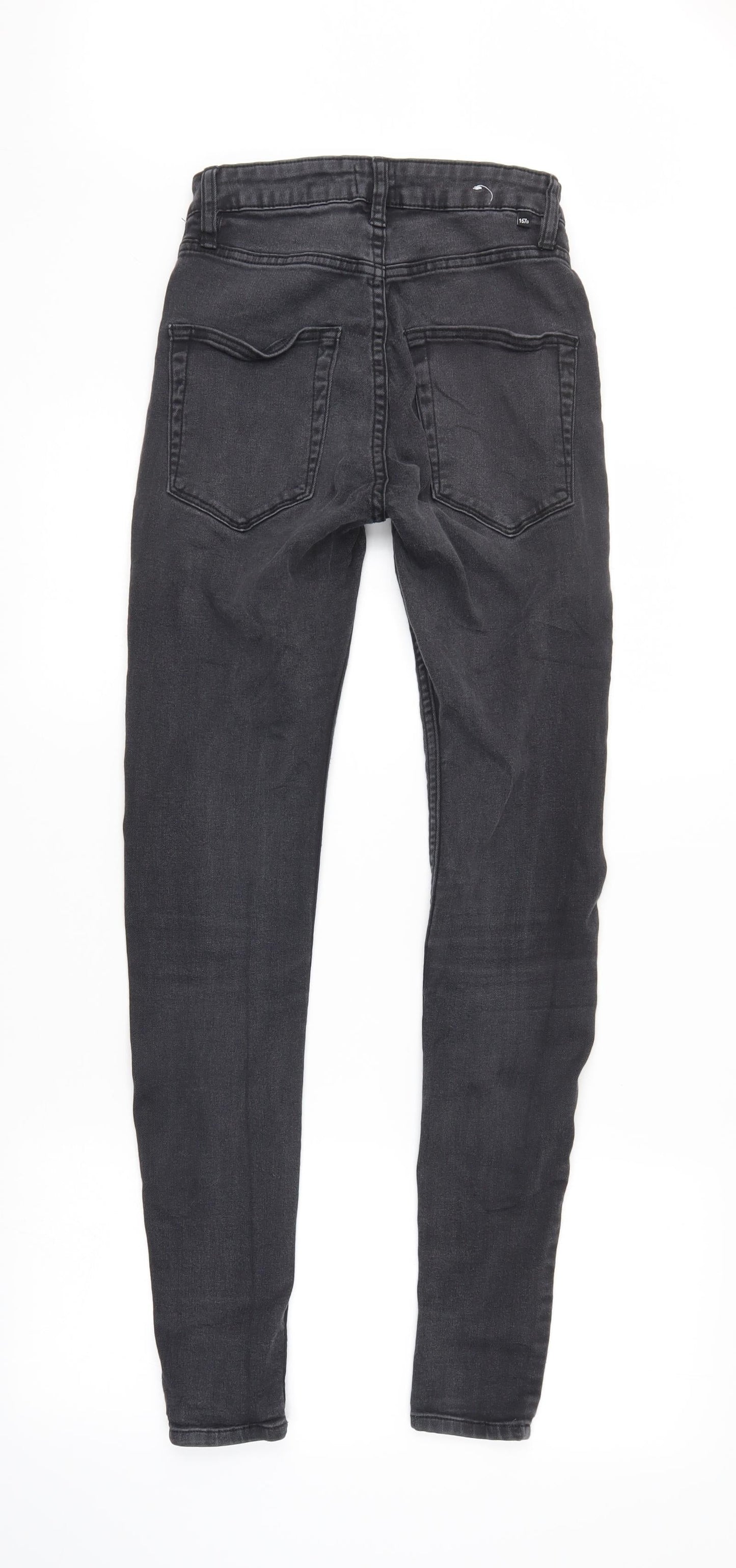 157 Womens Grey   Skinny Jeans Size M L30 in