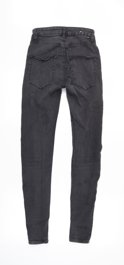157 Womens Grey   Skinny Jeans Size M L30 in